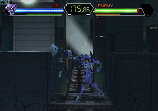 In-game screen of the game Shinseiki Evangelion - Battle Orchestra on Sony Playstation 2