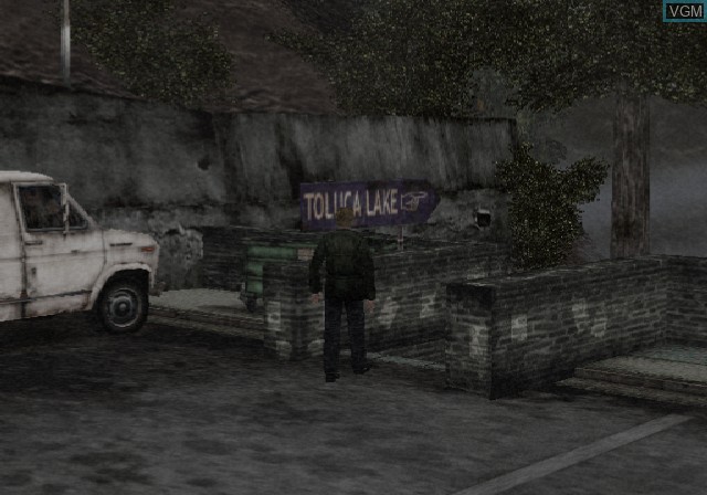 In-game screen of the game Silent Hill 2 - Saigo no Uta on Sony Playstation 2