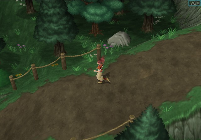 In-game screen of the game Tengai Makyou III - Namida on Sony Playstation 2