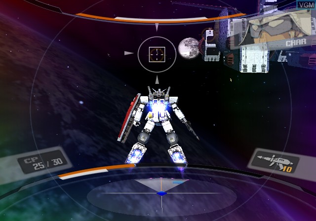 In-game screen of the game Kidou Senshi Gundam - Climax U.C. on Sony Playstation 2