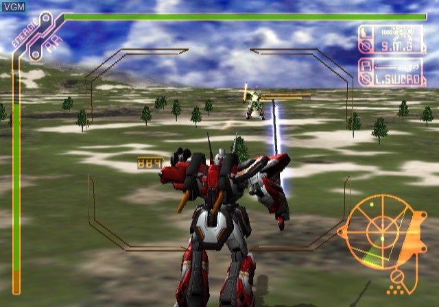 In-game screen of the game Kikou Heidan J-Phoenix - Joshou-hen on Sony Playstation 2