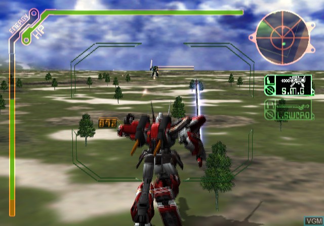 In-game screen of the game Kikou Heidan J-Phoenix on Sony Playstation 2