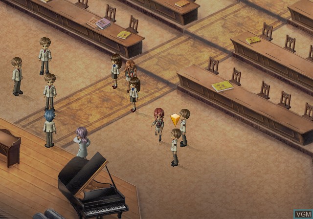 In-game screen of the game Kiniro no Corda - La Corda d'Oro on Sony Playstation 2