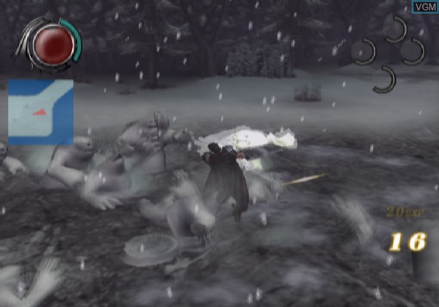 In-game screen of the game Berserk - Millennium Falcon-hen - Seima Senki no Shou on Sony Playstation 2