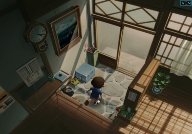 In-game screen of the game Boku no Natsuyasumi 2 - Umi no Bouken-hen on Sony Playstation 2