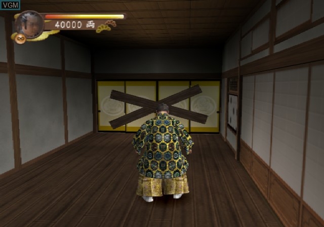In-game screen of the game Akudaikan 3 on Sony Playstation 2