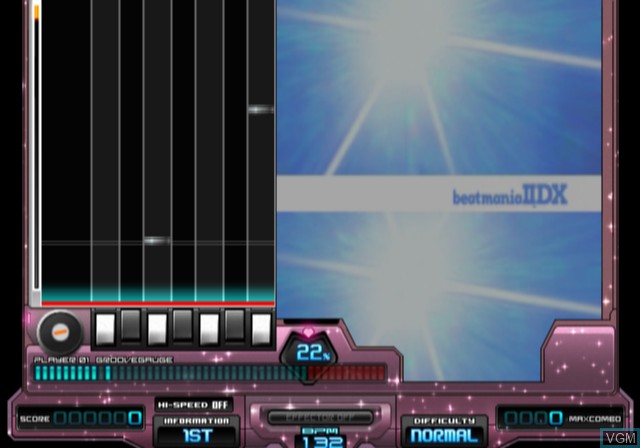 In-game screen of the game BeatMania IIDX 16 - Empress + Premium Best on Sony Playstation 2