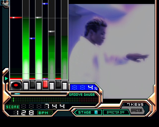 In-game screen of the game BeatMania IIDX 4th Style - New Songs Collection on Sony Playstation 2