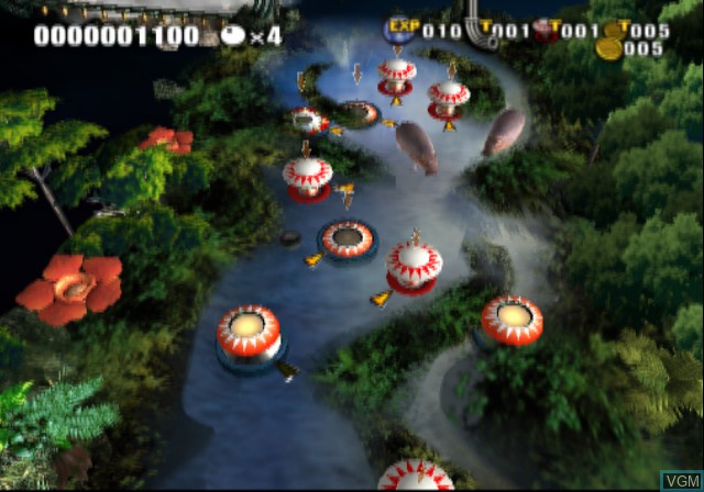 In-game screen of the game Flipnic - Ultimate Pinball on Sony Playstation 2