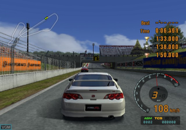 In-game screen of the game Gran Turismo Concept - 2001 Tokyo on Sony Playstation 2