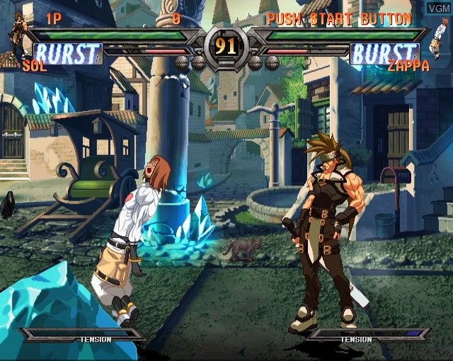 In-game screen of the game Guilty Gear X2 #Reload on Sony Playstation 2