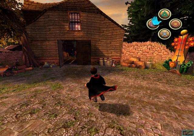 In-game screen of the game Harry Potter og Mysteriekammeret on Sony Playstation 2