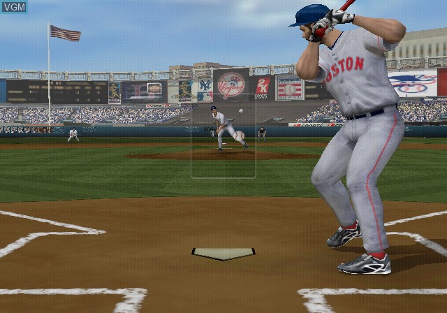 In-game screen of the game Major League Baseball 2K5 - World Series Edition on Sony Playstation 2