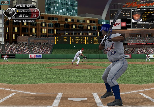 In-game screen of the game MLB 07 - The Show on Sony Playstation 2