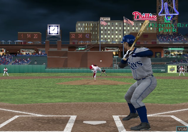In-game screen of the game MLB 09 - The Show on Sony Playstation 2