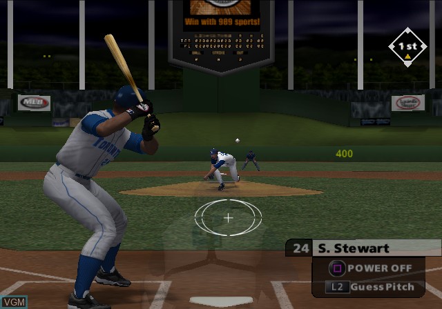 In-game screen of the game MLB 2003 on Sony Playstation 2