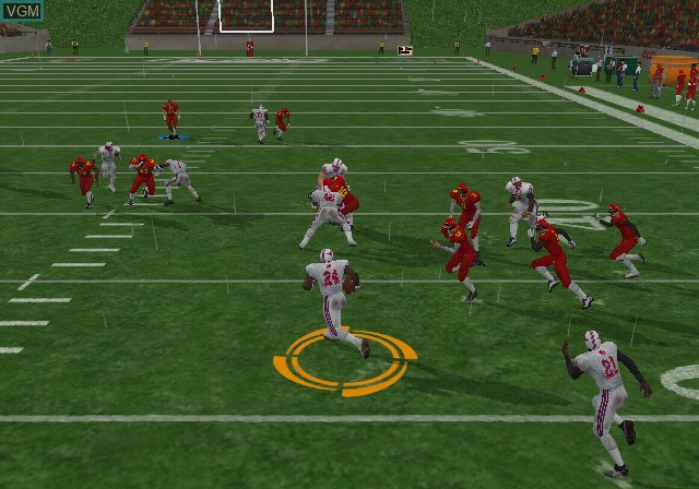 In-game screen of the game NCAA College Football 2K3 on Sony Playstation 2