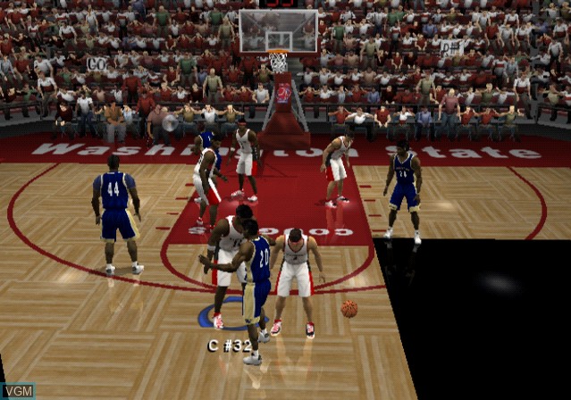 In-game screen of the game NCAA March Madness 2003 on Sony Playstation 2