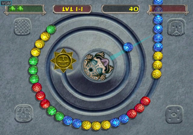 In-game screen of the game PopCap Hits! Vol 2 on Sony Playstation 2