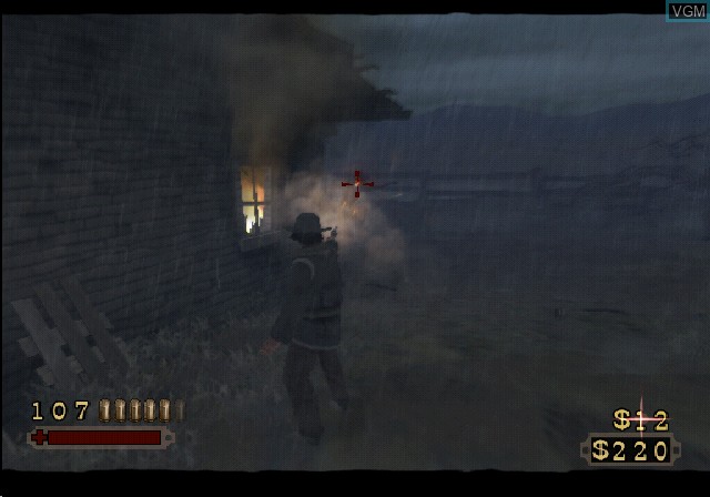 In-game screen of the game Red Dead Revolver on Sony Playstation 2
