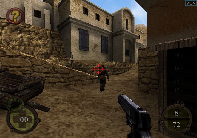 In-game screen of the game Return to Castle Wolfenstein - Operation Resurrection on Sony Playstation 2