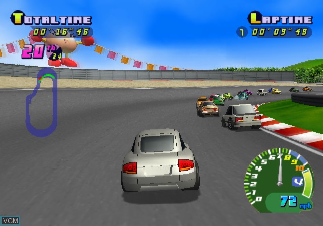 In-game screen of the game Road Trip on Sony Playstation 2