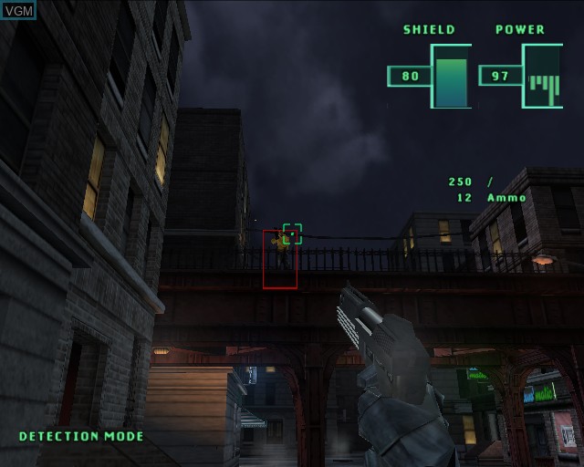 In-game screen of the game RoboCop on Sony Playstation 2
