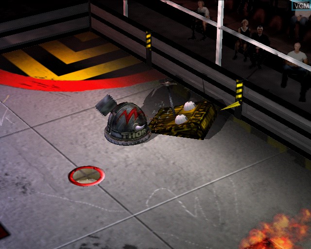 In-game screen of the game Robot Wars - Arenas of Destruction on Sony Playstation 2