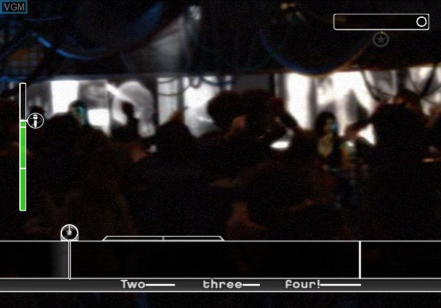 In-game screen of the game Rock Band Metal Track Pack on Sony Playstation 2