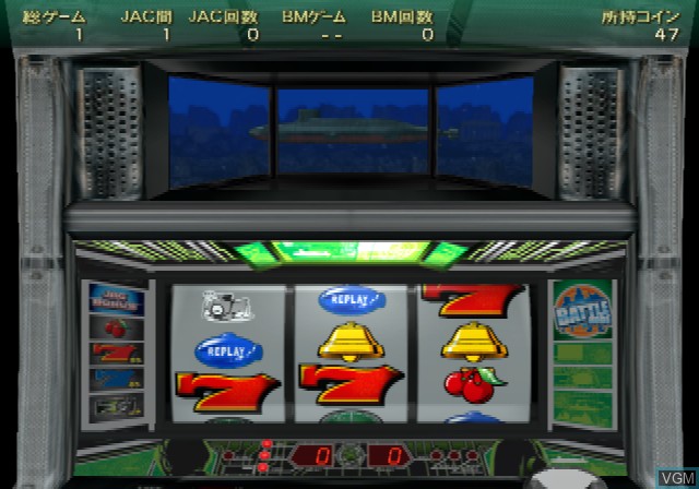 In-game screen of the game Slotter Up Mania 11 - 2027 vs 2027 II on Sony Playstation 2