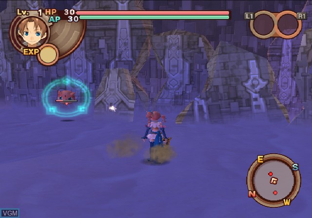 In-game screen of the game Summon Night Gran-These - Horobi no Tsurugi to Yakusoku no Kishi on Sony Playstation 2
