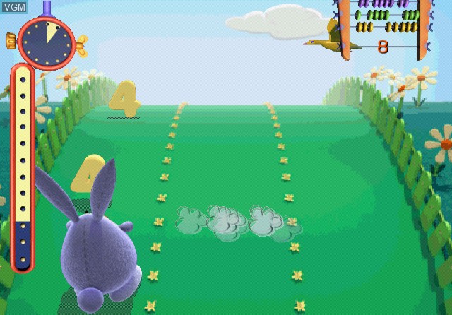 In-game screen of the game Konami Kids Playground - Toy Pals Fun with Numbers on Sony Playstation 2