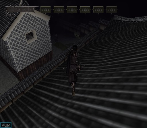 In-game screen of the game Shinobido Takumi on Sony Playstation 2