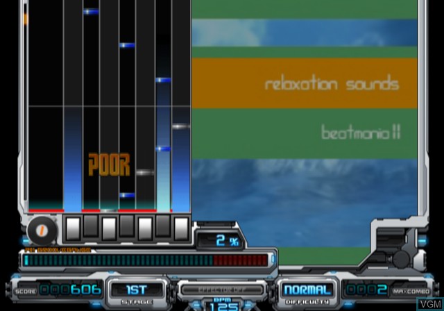 In-game screen of the game BeatMania IIDX 13 - DistorteD on Sony Playstation 2