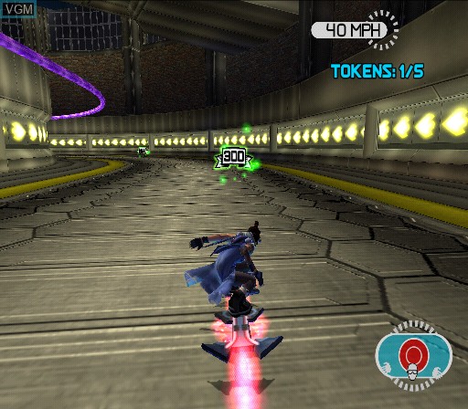 In-game screen of the game Eye Toy - AntiGrav on Sony Playstation 2