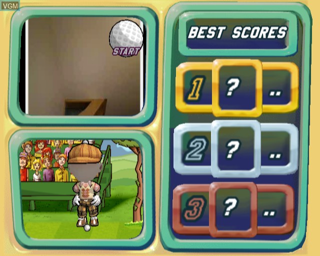In-game screen of the game EyeToy - Play Sports on Sony Playstation 2