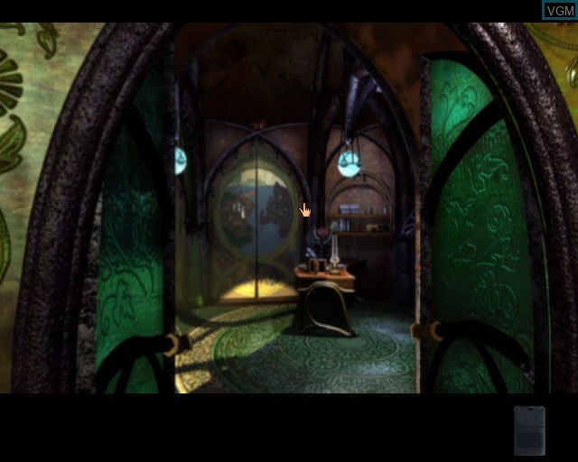 In-game screen of the game Myst III - Exile on Sony Playstation 2