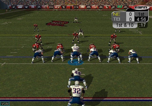 In-game screen of the game ESPN NFL Football on Sony Playstation 2