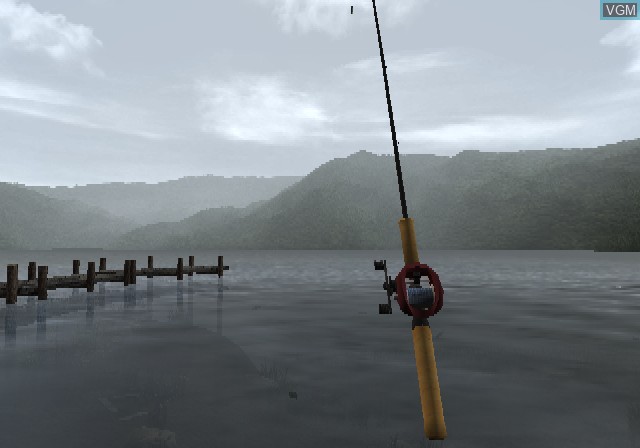 In-game screen of the game Reel Fishing III on Sony Playstation 2