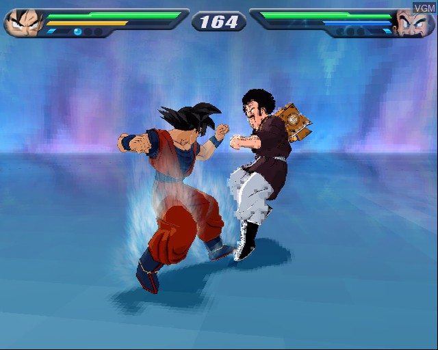 In-game screen of the game Dragon Ball Z - Trilogy on Sony Playstation 2