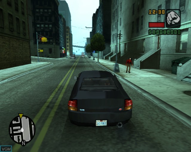 In-game screen of the game Grand Theft Auto - Liberty City Stories / Vice City Stories on Sony Playstation 2