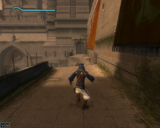 In-game screen of the game Prince of Persia Trilogy on Sony Playstation 2