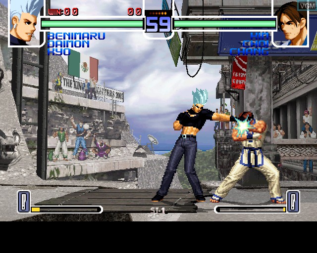 In-game screen of the game King of Fighters 02/03, The on Sony Playstation 2