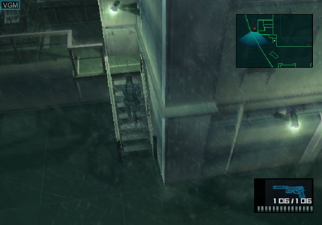 In-game screen of the game Metal Gear 20th Anniversary - Metal Gear Solid Collection on Sony Playstation 2