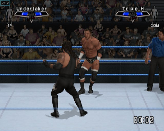 In-game screen of the game WWE SmackDown vs. Raw - Superstar Series on Sony Playstation 2