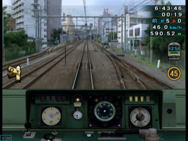 In-game screen of the game Yamanote Sen, The - Train Simulator Real on Sony Playstation 2