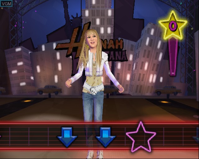 In-game screen of the game Hannah Montana - Spotlight World Tour on Sony Playstation 2