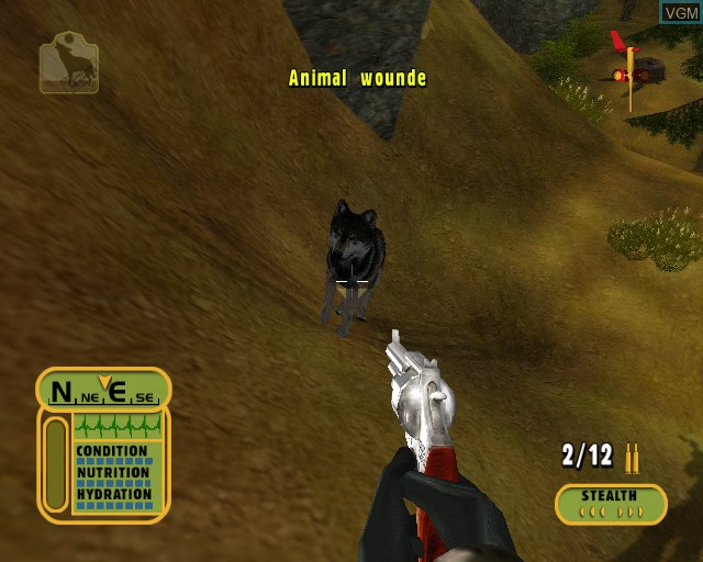 In-game screen of the game Cabela's Dangerous Hunts on Sony Playstation 2