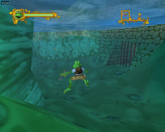 In-game screen of the game Frogger - The Great Quest on Sony Playstation 2