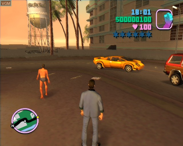 Grand Theft Auto: Vice City (2002), PS2 Game